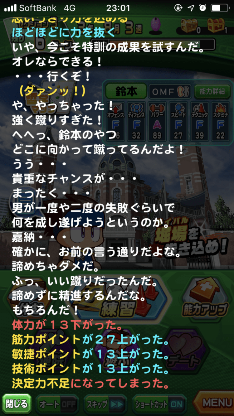 パワサカ 嘉納 哲太の金特イベント能力依存情報 だえうホームページ