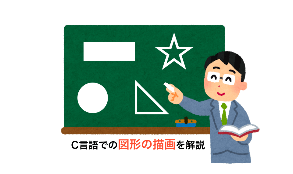 C言語で図形を描画する だえうホームページ