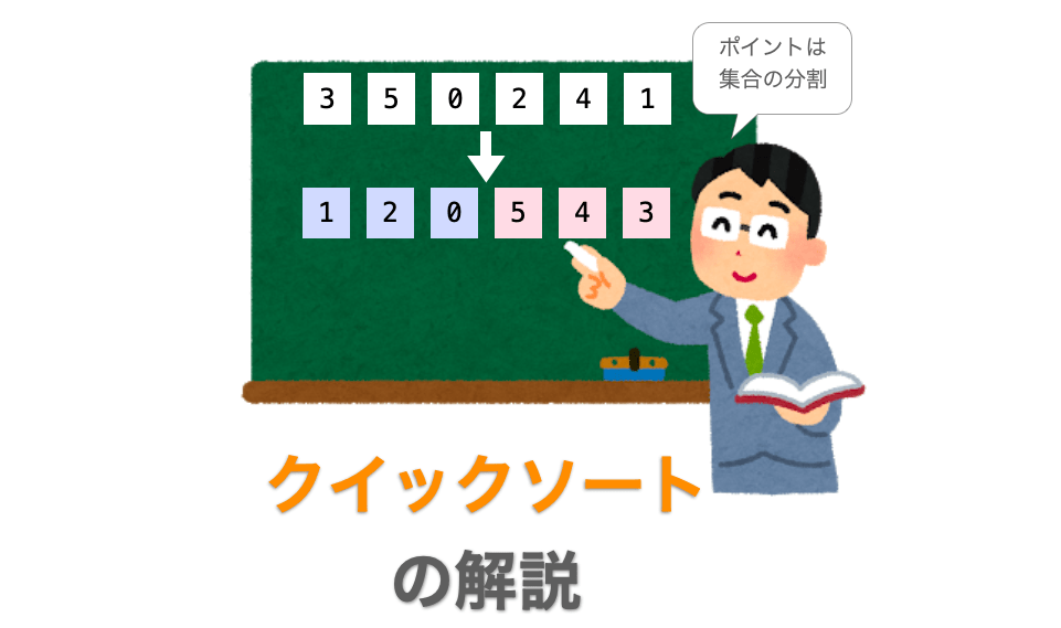 [B! アルゴリズム] クイックソートを図を使って分かりやすく解説（C言語サンプルプログラム付き）