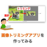 【Python】画像のトリミング（クロップ・切り取り）アプリを作ってみる【GUI】