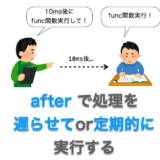 Tkinterの使い方：after で処理を「遅らせて」or 処理を「定期的」に実行する