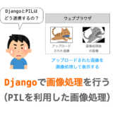 Djangoでの画像処理の行い方の解説ページアイキャッチ