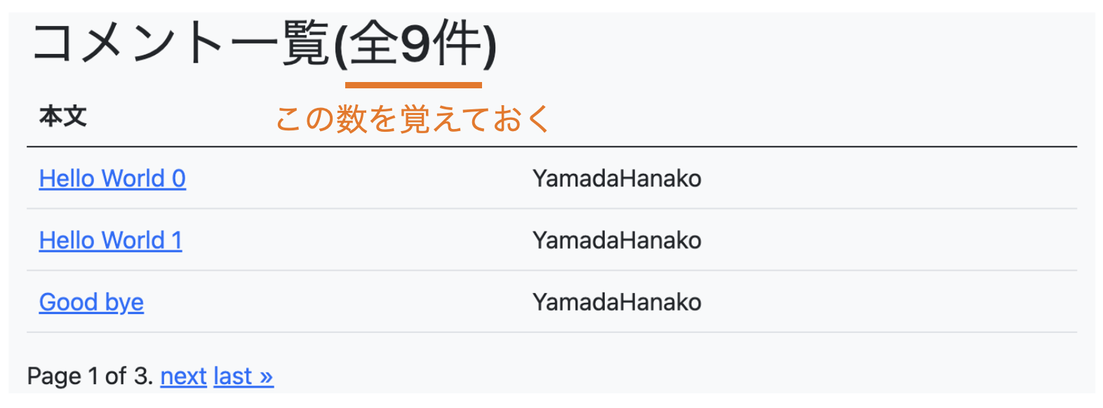 動作確認手順の説明図２